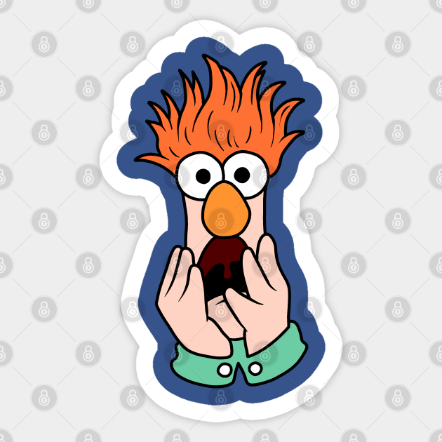 Beaker Muppets The Muppet Show Sticker TeePublic